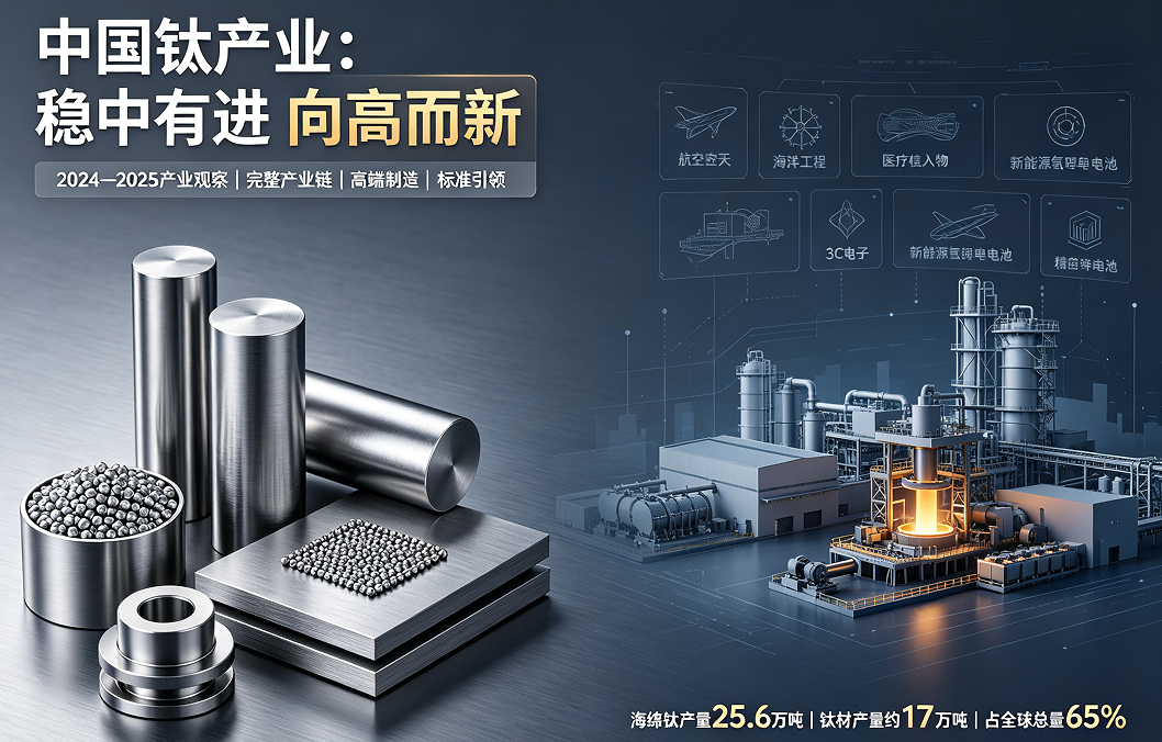 我国已构建完整钛产业链体系
